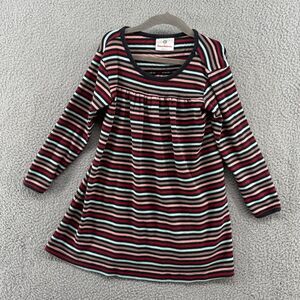 Hanna andersson Multi Stripe Day Play Dress Size 5 Girl Cotton